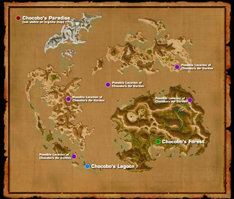 ff9 chocobo forest locations|ff9 chocobo air garden location.